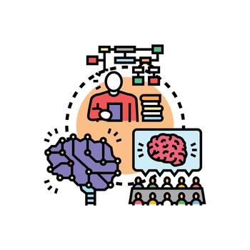 Stem education learning process developing scientific knowledge vector