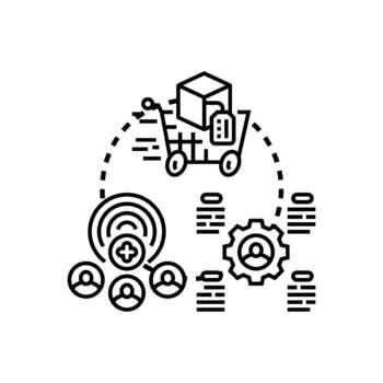 técnico factibilidad prueba formas concepto desarrollo proceso. vector
