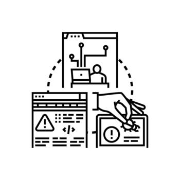 mano fijación software. error quitando programa defecto vector
