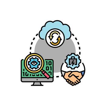 colaborativo abierto fuente ecosistema desarrollando comunidad proyecto vector