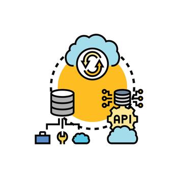 nube migración Progreso devoluciones concepto variaciones vector