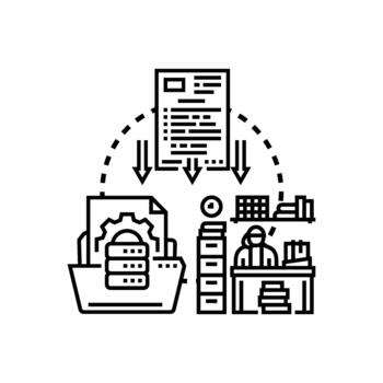 notarización proceso gerente documentos validación variaciones vector