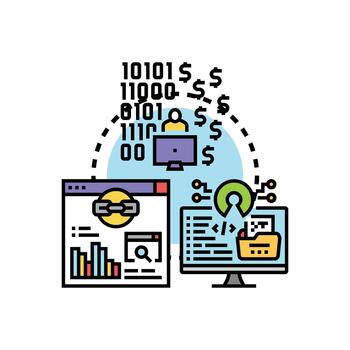 abierto fuente programación marco de referencia concepto estilos seguro software conceptos vector