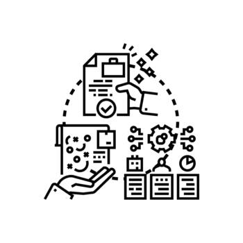 solución orientado producto desarrollo proceso estrategia vector