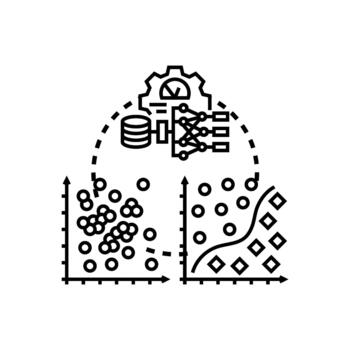 Constructing machine learning model with data analysis vector