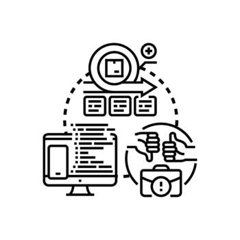 solicitud Ingenieria tendencias y software desarrollo proceso vector
