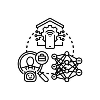 Customizing artificial intelligence. models edition specific needs forms vector