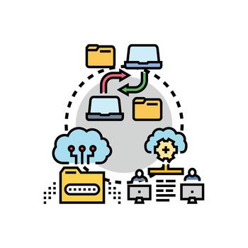 Shared document library concept for collaborative data storage vector