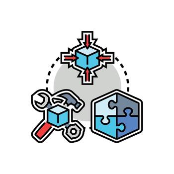 racionalización proceso mejoramiento formando conjunto una. completar solución vector