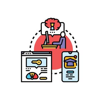 necesidades análisis para desarrollando aprendizaje programas simplificado. vector
