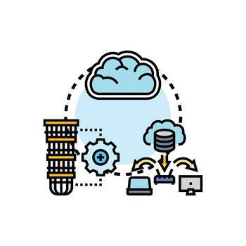 Scalable computing infrastructure developing cloud. systems data variations management modern vector