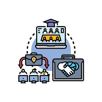 colaborativo codificación limpio. caja de herramientas ayudando remoto desarrollo equipo trabajo vector