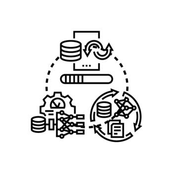 datos refinamiento moderno proceso concepto circulo vector