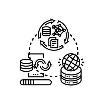 Processing specified input output data. flow vector