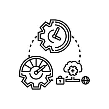 rápido. despliegue proceso optimizando software desarrollo simplificado vector