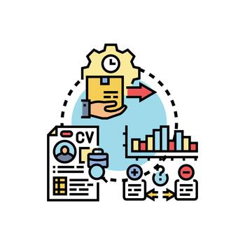 ai contenido creando flujo de trabajo desde documentos conjunto de estilos Procesando datos vector