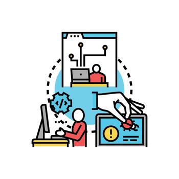 desarrollador hallazgo limpiar resolviendo software loco codificación solicitud vector