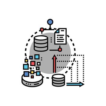 Purpose limited forms data processing restricting access concept vector