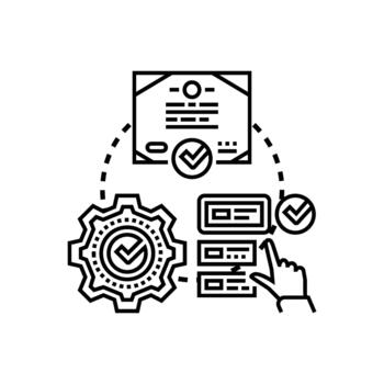 variations Ship certification process document validation system vector