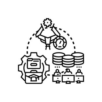 Streamlining collaborative work variety process efficiency vector