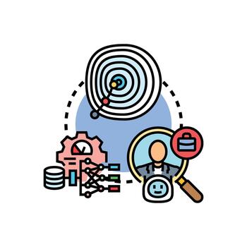 Ai algorithm parameter optimization concept range illustration vector