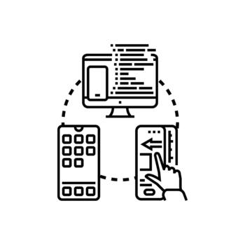 creando multiestilo móvil aplicaciones usando. visual desarrollo herramientas vector