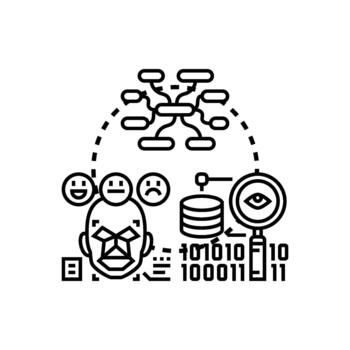 Information processing data analysis styles. concept vector