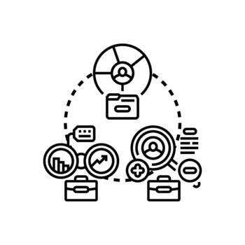 solicitud ingeniero resolviendo software desarrollo Tareas ilustración vector