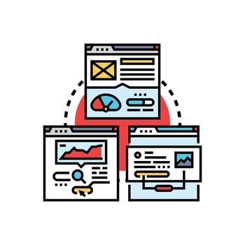 optimizando web página actuación desarrollando Internet. velocidad vector