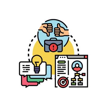 cliente selección. proceso hallazgo mejor solución vector