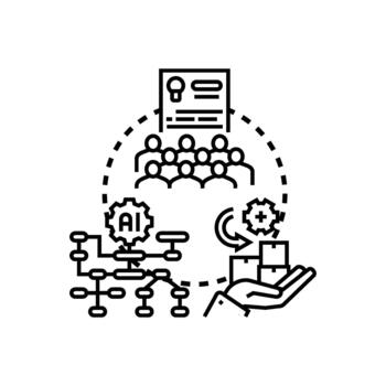 usuario aceptación validación pruebas software producto desarrollo. vector