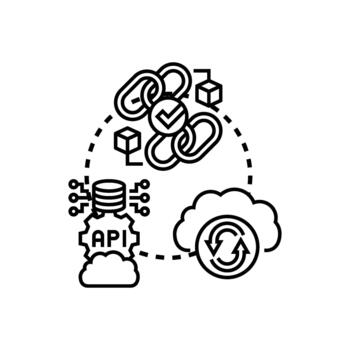 software plataformas compatibilidad conectando api datos sincronización vector
