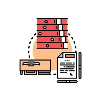 Website top navigation bar developing. and structuring vector