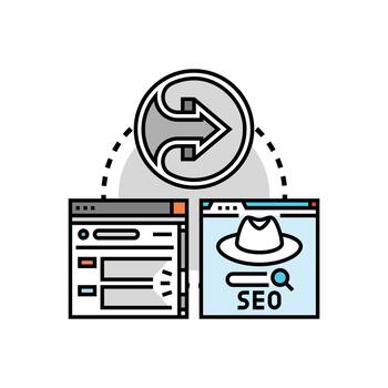 sitio web. encabezamiento navegación optimizando usuario experiencia vector