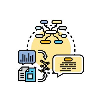 codificación paradigmas representando software desarrollo. metodología vector