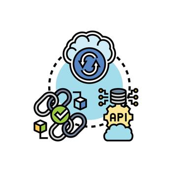 Application. layer protocol connecting cloud services and data vector