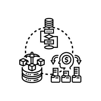 ai administrado datos. segmentación sistema Procesando información vector
