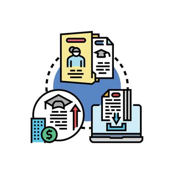elegibilidad verificación para aprendiendo. apoyo programa vector