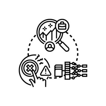 Developing data model analytics with iterative error correction vector