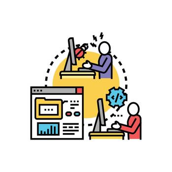 depuración software código fijación tipos solicitud problemas vector