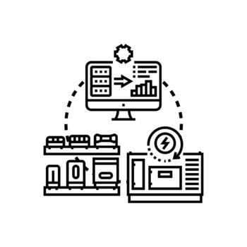 sistema componente separación para datos análisis y mejoramiento vector