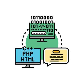 futuro codificación idioma desarrollando nuevo programación sistemas vector
