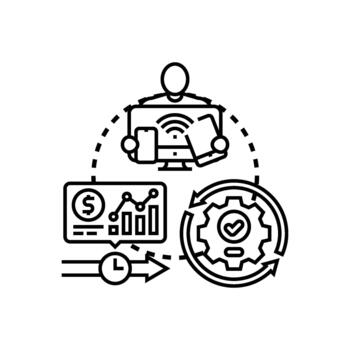 End user. oriented platform development optimizing concepts business process vector