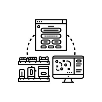 gráfico web diseño desarrollando usuario interfaz experiencia concepto vector
