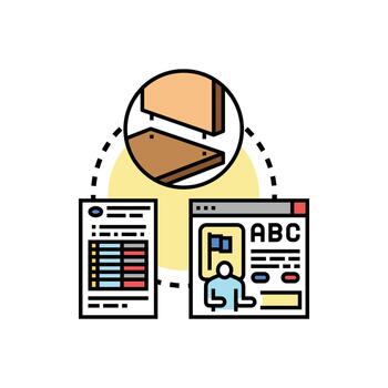 aprendizaje instrucciones para desarrollo y montaje conocimiento vector