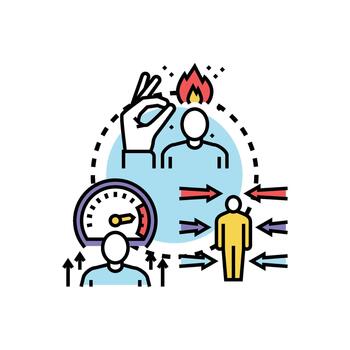 Transforming difficulties using creative problem solving vector