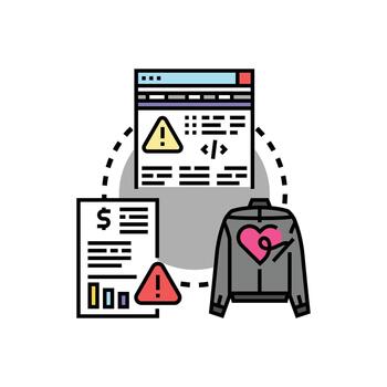 Data code and personal information. containing set errors vector