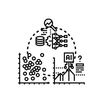 Underlying variable modeling diversity creating data. analysis concepts vector