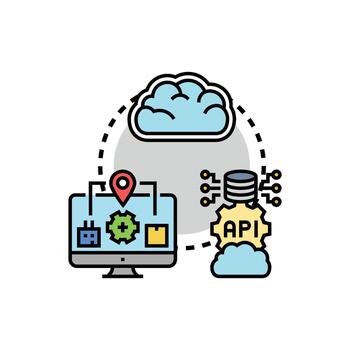 Software system deployment process for cloud development infrastructure vector