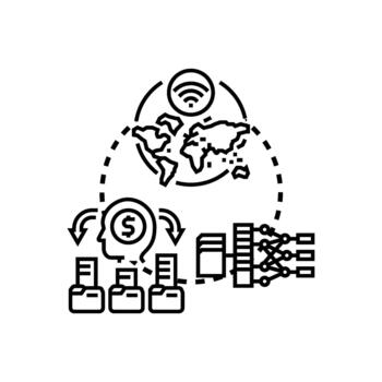 Usage based segmentation analyzing multistyle data and consumer behavior. vector